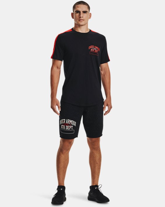 Men's UA Athletic Department Pocket T-Shirt in Black image number 2